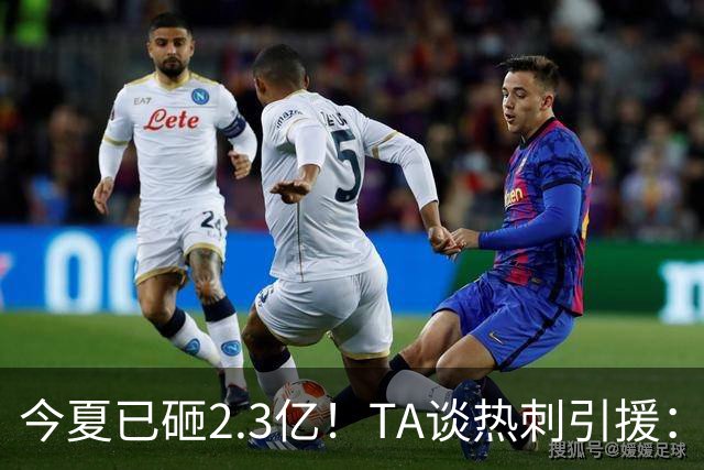今夏已砸2.3亿！TA谈热刺引援：告别节俭时代，豪掷千金为出成绩